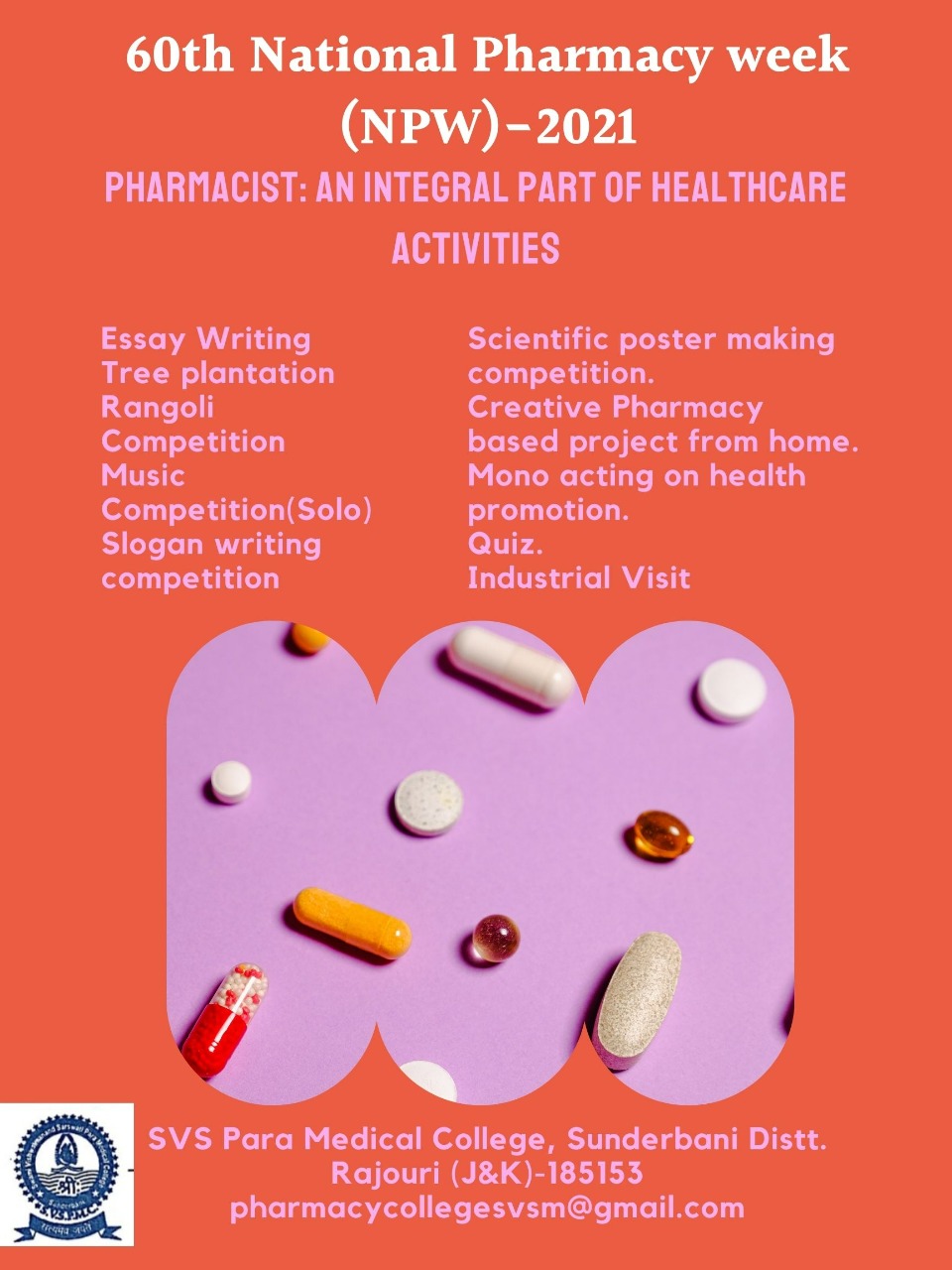 Student Activities 60th National Pharmacy Week 2021 2
